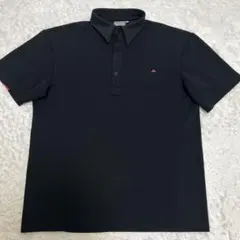 J.LINDEBERG ジェイリンドバーグ ゴルフ 半袖 ポロシャツ 黒 Mのサムネイル