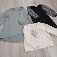 branshes ワンピース2点、トップス1点 100size 計3点セット
