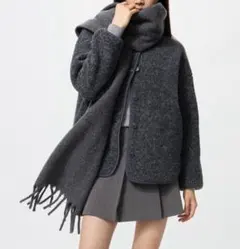 ユニクロ　ボアフリースリラックスカーディガン