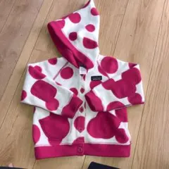 patagonia フリースジャケット ドット柄