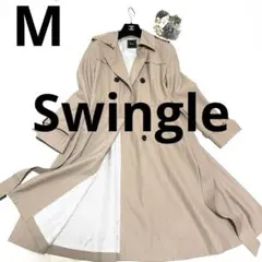 【美品】スウィング トレンチコート ベージュ サイズM