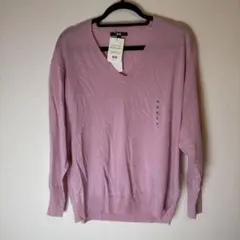 新品未使用【ユニクロ】エクストラファインメリノVネックセーター XL