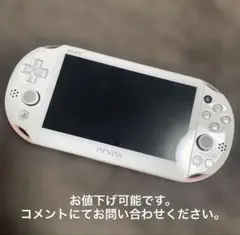 Sony PS Vita ホワイト/ピンク 本体　カバー付き