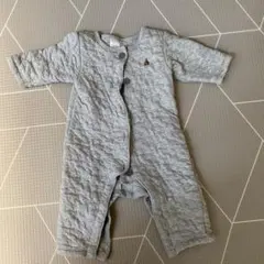 babyGap グレー キルティング　ロンパース 8-12m 70cm