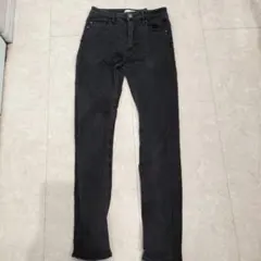 H&M ブラック スキニーデニム US2P