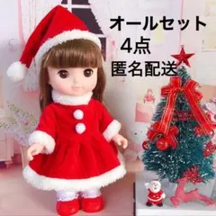 サンタさん　服　ワンピース　靴　靴下　帽子　クリスマス　メルちゃん　ソランちゃん