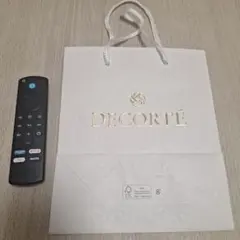 DECORTE エンボス加工ショップ袋 中型