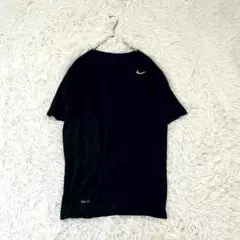 Nikeナイキ　 DRI-FIT ロゴプリントTシャツMブラックユニセックス