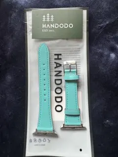 HANDODO Apple Watch用レザーバンド ターコイズカラー