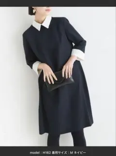 BE NEAT PICCIN別注【日本製】衿＆カフス付きワンピース