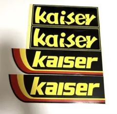 kaiser ステッカー デカール 4枚セット