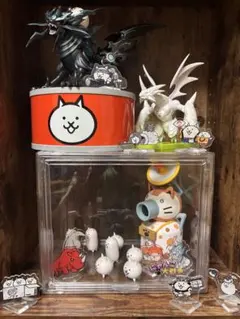にゃんこ大戦争 皇獣ガオウダークフィギュア クレーンゲーム型貯金箱