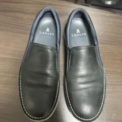 LANVIN en Bleu スリッポン メンズ 25.5cm相当