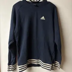 adidas スウェット　ネイビー　スポーツ　アウトドア　おしゃれ　カジュアルのサムネイル