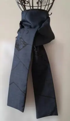 着物リメイク　大島紬のストール　ハンドメイド