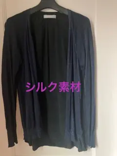 ディノス　DAMA シルク異素材　シルクカーディガンのサムネイル