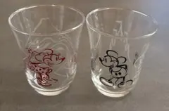 ミッキー&ミニー　ペアグラスセット