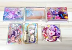 プロセカ 草薙寧々 グリッター缶バッジ ノーブルアート スクエアバッジ