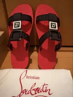 【値下げ】Christian Louboutin サンダル レッドのサムネイル