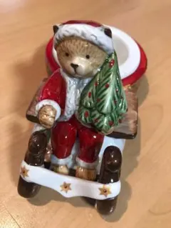 Villeroy＆Boch/ビレロイボッホ　 クリスマステディベアの乗ったそり Villeroy＆Boch/ビレロイボッホ クリスマステディベアの乗ったそり