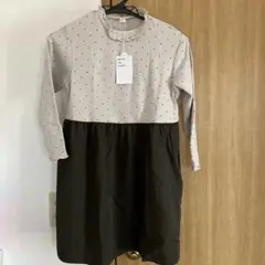 新品 après les cours ドット柄ワンピース