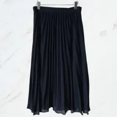 GU シフォンプリーツスカート Mサイズ ミディ丈 フレア ジーユー きれいめ