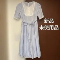 70s vintage 小花柄 ワンピース レース パフスリーブ ロング丈 - メルカリ
