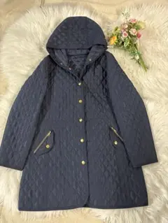 ネイビー キルティングジャケット Lサイズ