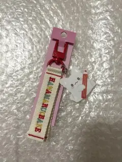 サンリオ　はなまるおばけ　刺繍タグキーホルダー　キャラクター大賞