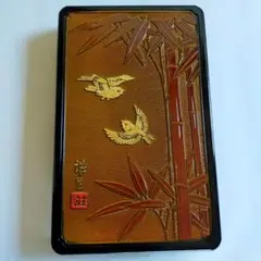 烏城彫 硯箱 文箱 木箱 岡山県漆工芸品 - メルカリ