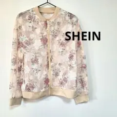 SHEIN　シーイン　花柄シースルー ブルゾン ジャケット　シアーのサムネイル