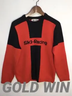 メンズメッシュ柄 黒赤 長袖ウエアー SKI-Racing By GOLDWINのサムネイル