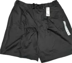 新品 GU タックワイドハーフパンツ イージーパンツ 3XL ダークグレー