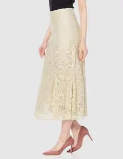 【値下中】PROPORTION レース　ミディ丈 スカート