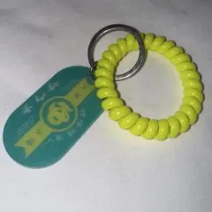 イエロー タグ付きサウナキーホルダー