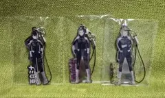 怪獣8号 メタルチャームストラップ 3個セット 亜白ミナ・出雲ハルイチ・神楽木葵