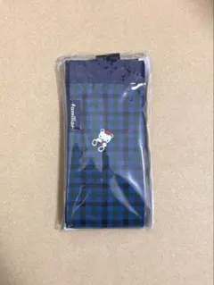 ファミリア　シュパット　s 青系チェック　XB エコバッグ