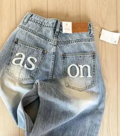 as"on デニムパンツ ライトブルー Sサイズのサムネイル