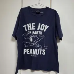 スヌーピー Tシャツ ネイビー Manastash×BEAVER