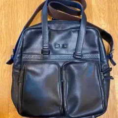 稀　bucchus バッカス　2way レザーバッグ　型押しレザー メンズ