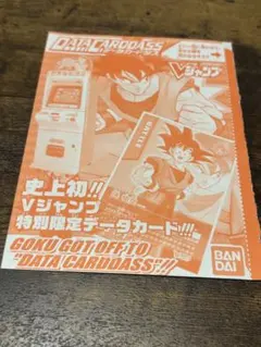 ドラゴンボール データカードダス Vジャンプ応募者全員サービス 孫悟空