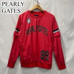 極美品　パーリーゲイツ　蓄熱裏地　スニード　ジャケット　赤　レッド L サイズ2 極美品 パーリーゲイツ 蓄熱裏地 スニード ジャケット 赤 レッド