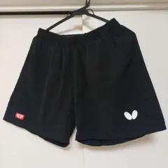 バタフライ 卓球用ショートパンツ 黒　Lサイズ