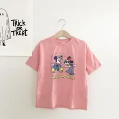 新品　未使用品　リトシー　ミッキーマウス　Tシャツ　キッズ　くすみカラー
