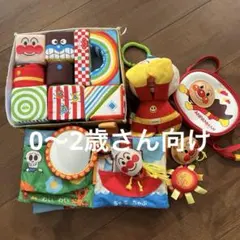 アンパンマン あかちゃんおもちゃセット(布製積み木、布絵本など6点セット)