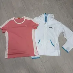 レディーストレーニング、ランニングスポーツウェアセットMサイズPUMA.HEAD