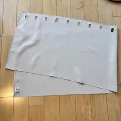 遮光　カフェカーテン　145×44 小窓カーテン　ライトグレーのサムネイル