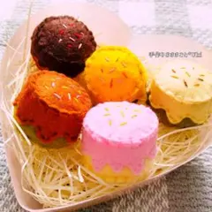 フェルトおままごと チョコレート屋さん♪チョコレート5個セット