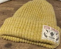 ぽ*こ様 TITICACA（チチカカ） ニット帽 マスタード FREEサイズ
