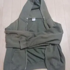 United Athle フルジップパーカー Lサイズ オリーブグリーン